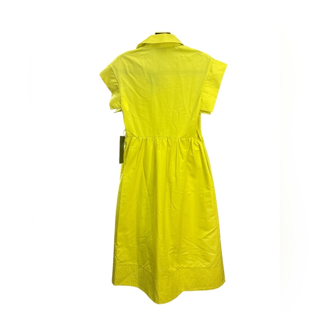 NWT Tuckernuck Chloe Citron Midi Shirt Dress Belted MSRP $298 Size Small - Picture 8 of 8